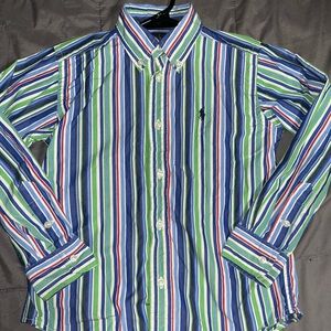 Ralph Lauren Multicolor Youth Button Down Long Sleeve Shirt